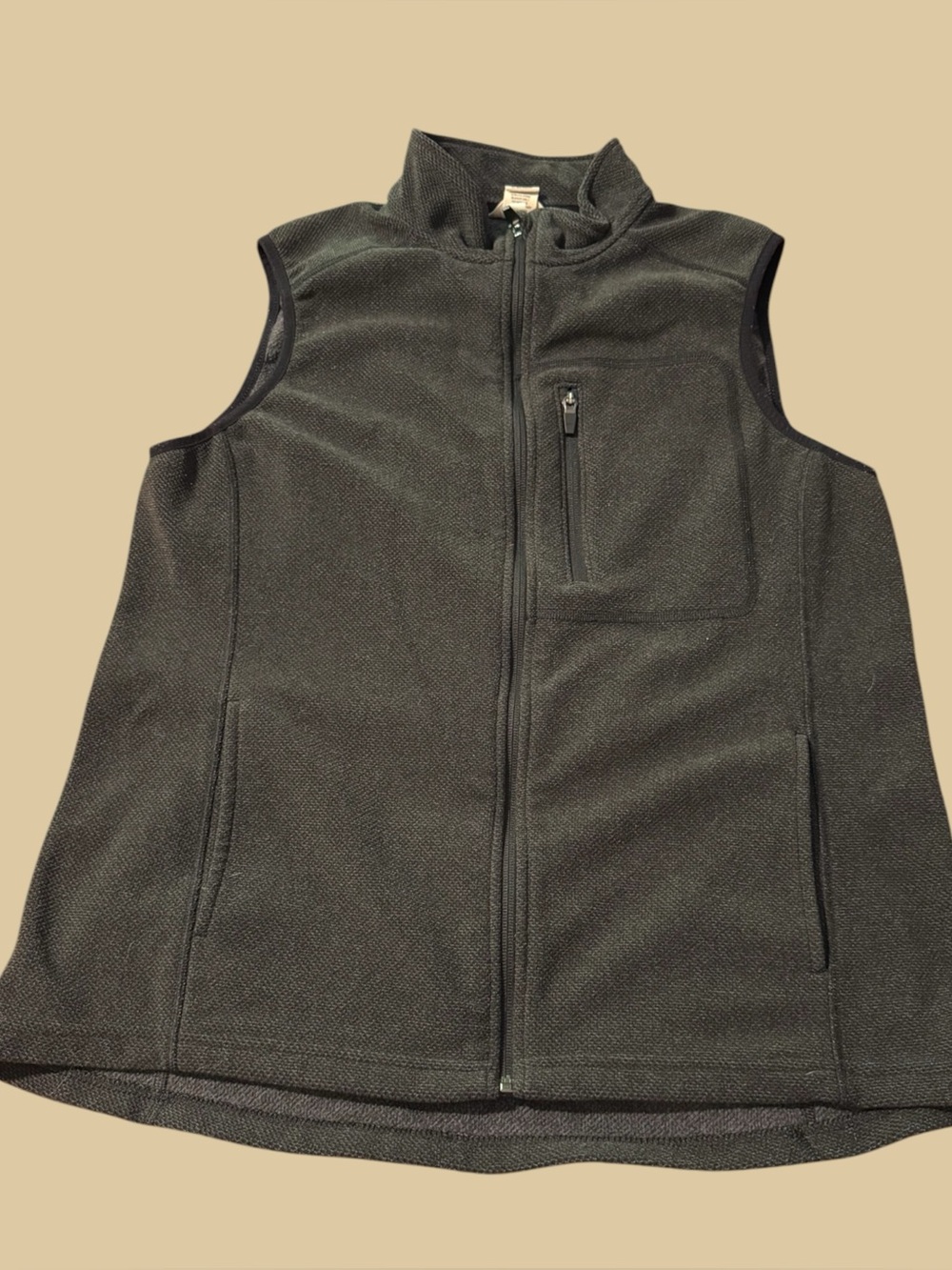 Duluth | Women's Heathered Black Zip-Front Fleece Vest
